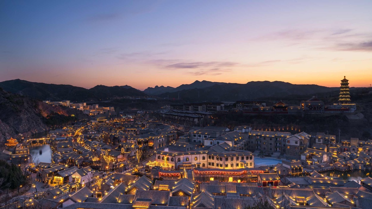 古北水镇夜景
