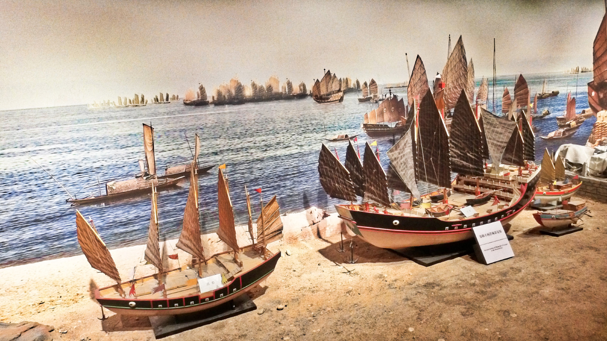 海丝 木船 海上丝绸之路 模型 船 郑和下西洋 - 陈大雄89