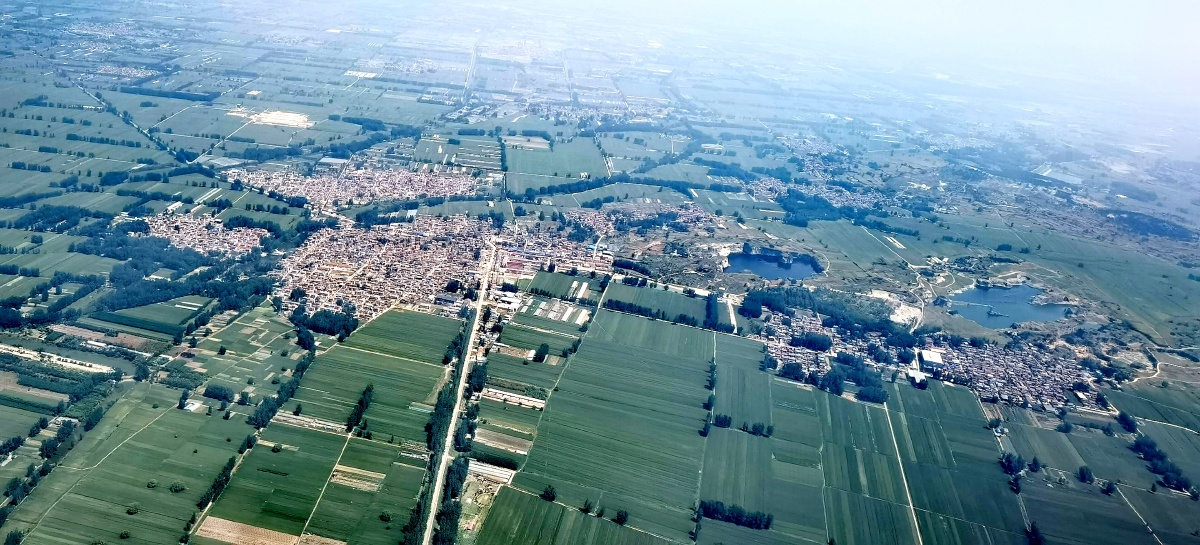 空中俯瞰苏北大地