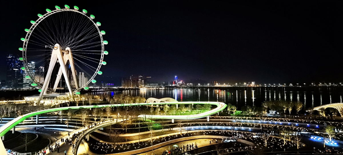 欢乐港湾东部夜景