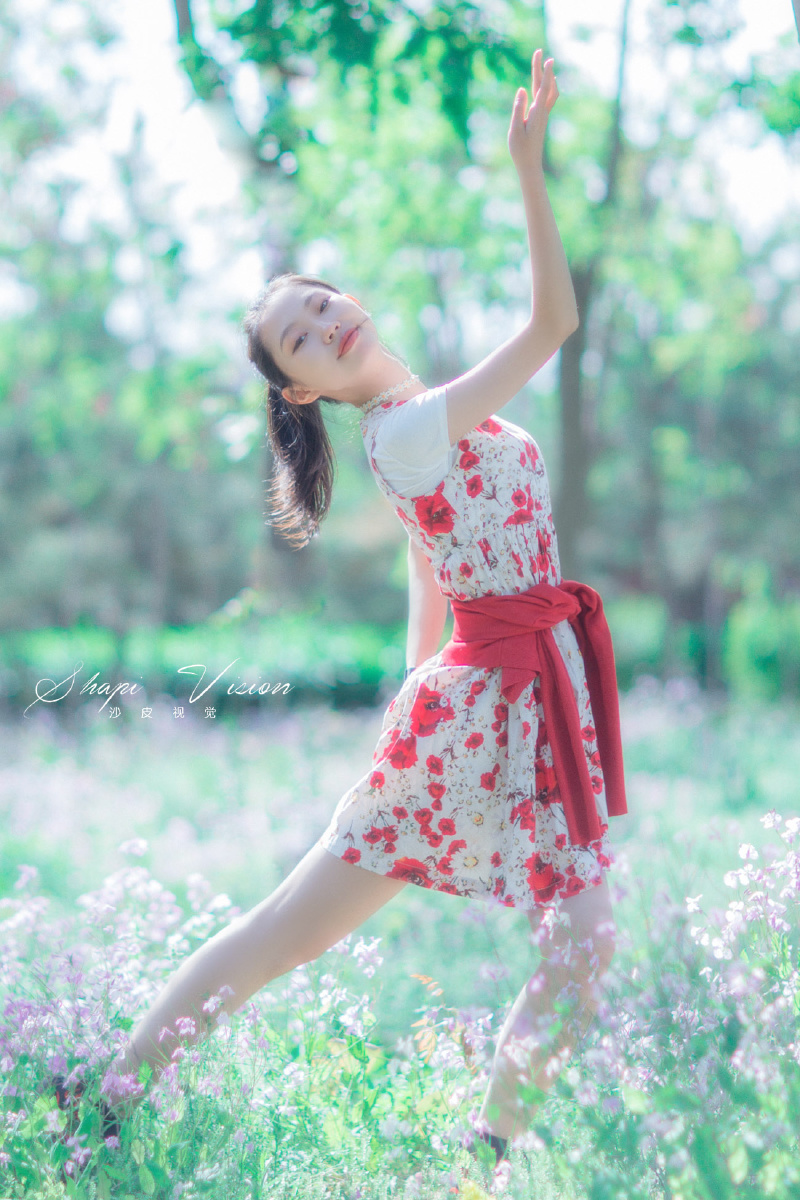 北京沙皮视觉初夏的少女人比花美