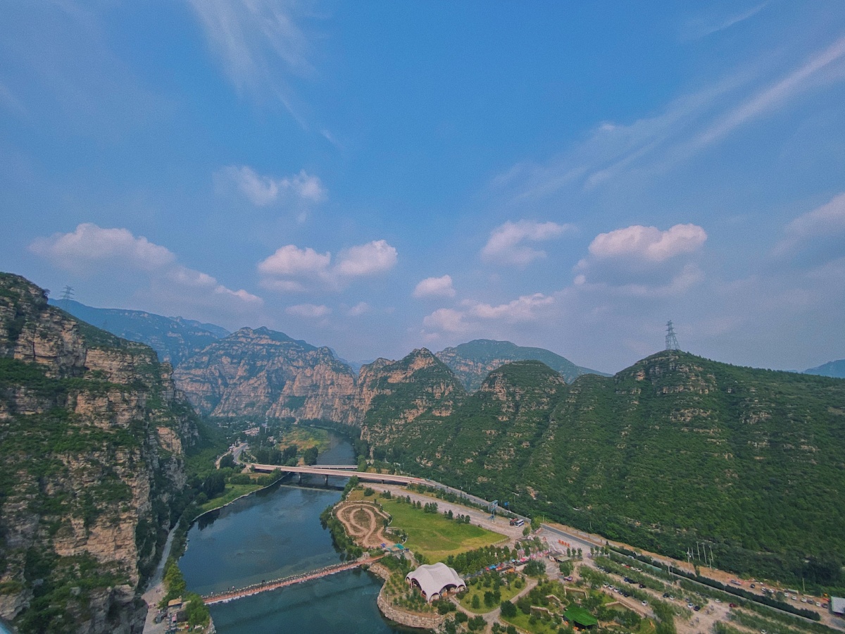 北京房山十渡镇风光78独特的喀斯特地貌