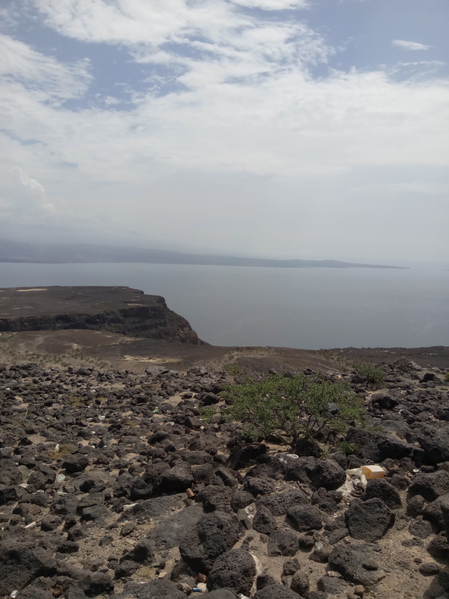 吉布提东非大裂谷盐湖