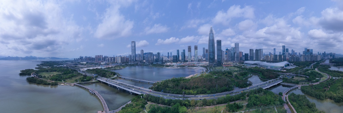 航拍深圳湾公园 - 证华 - 图虫