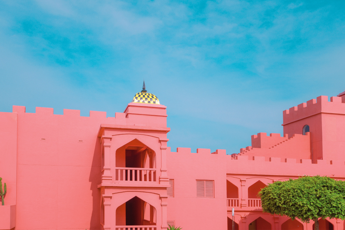 厦门火山岛纪念碑谷风格建筑