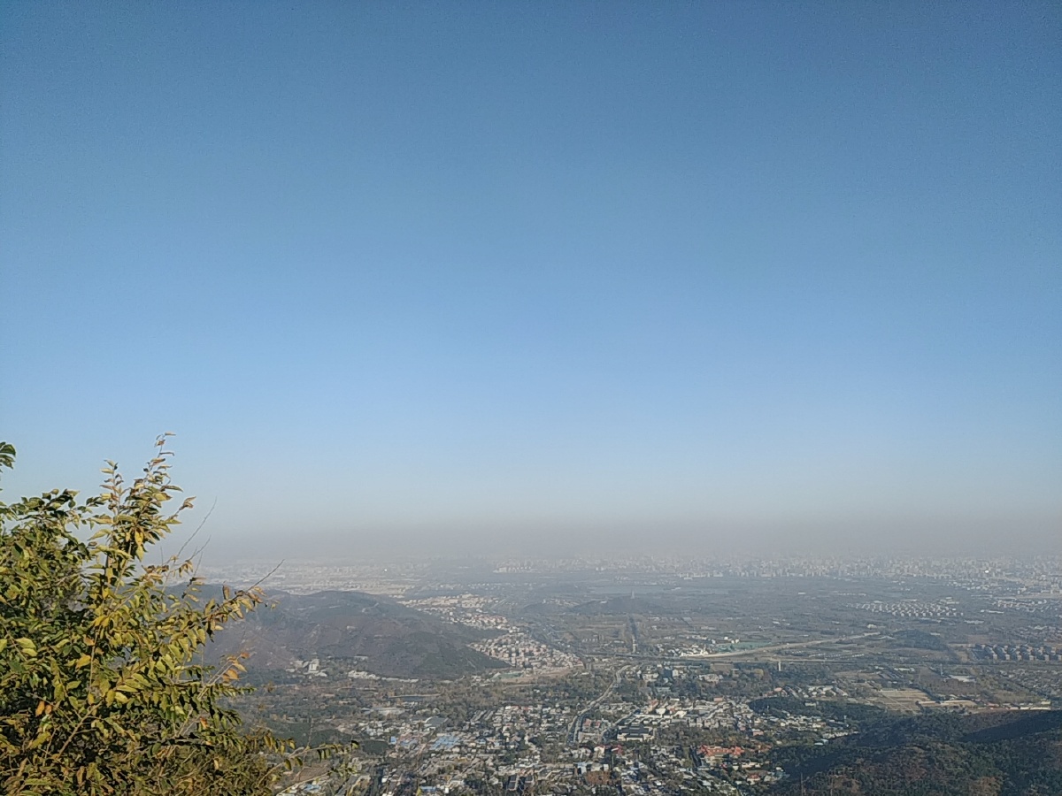 香山公园山顶风景