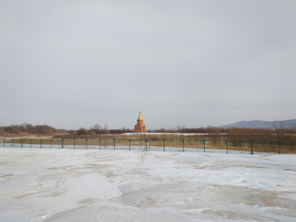 华夏东极抚远黑瞎子岛乌苏镇东极广场风光!