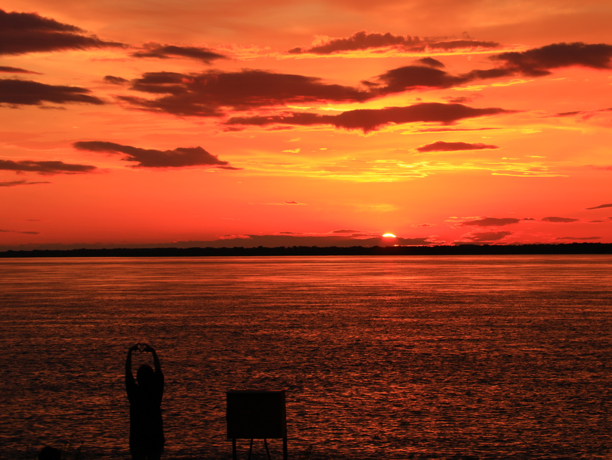 华夏东极抚远的夕阳之约