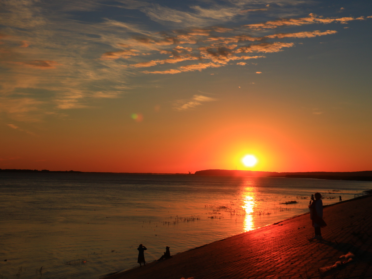 华夏东极抚远9月16号的日出