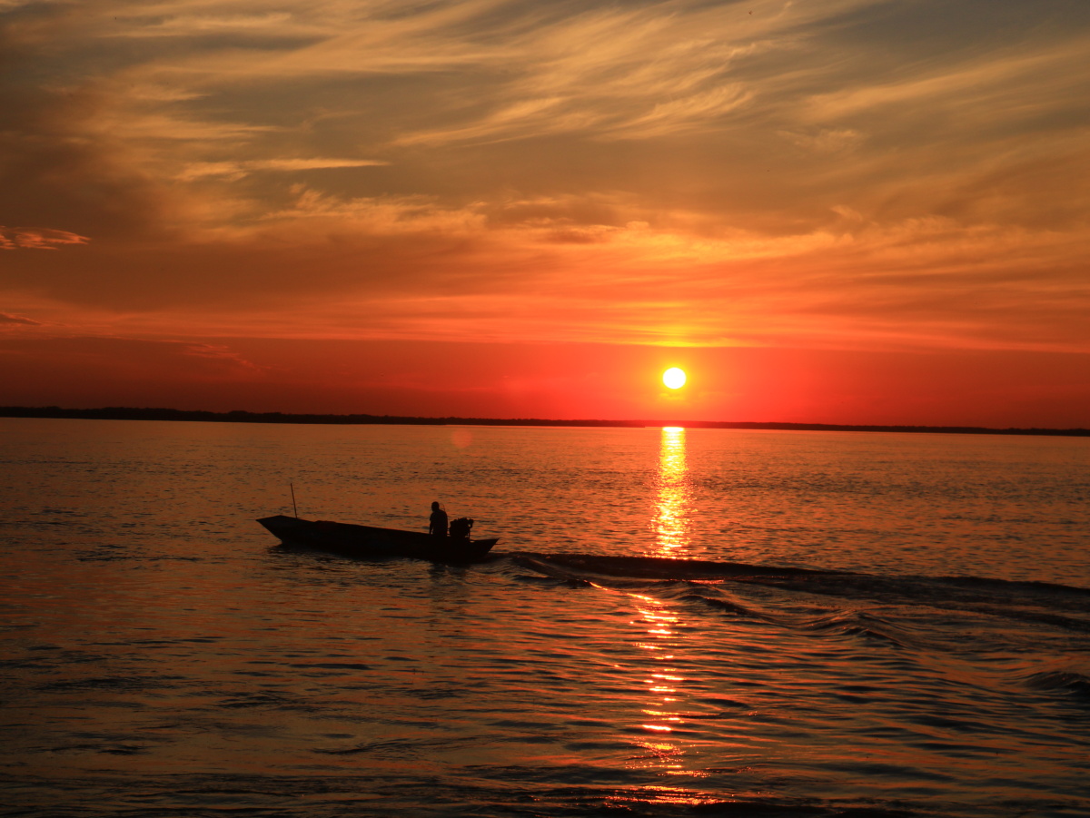 华夏东极抚远今天的夕阳之约