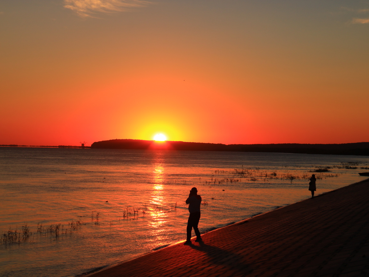 华夏东极抚远9月16号的日出