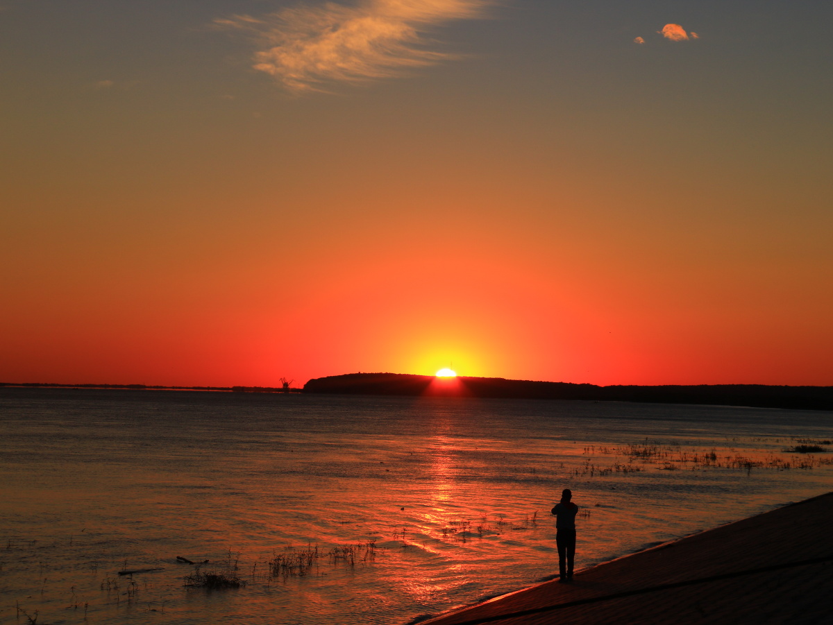华夏东极抚远9月16号的日出