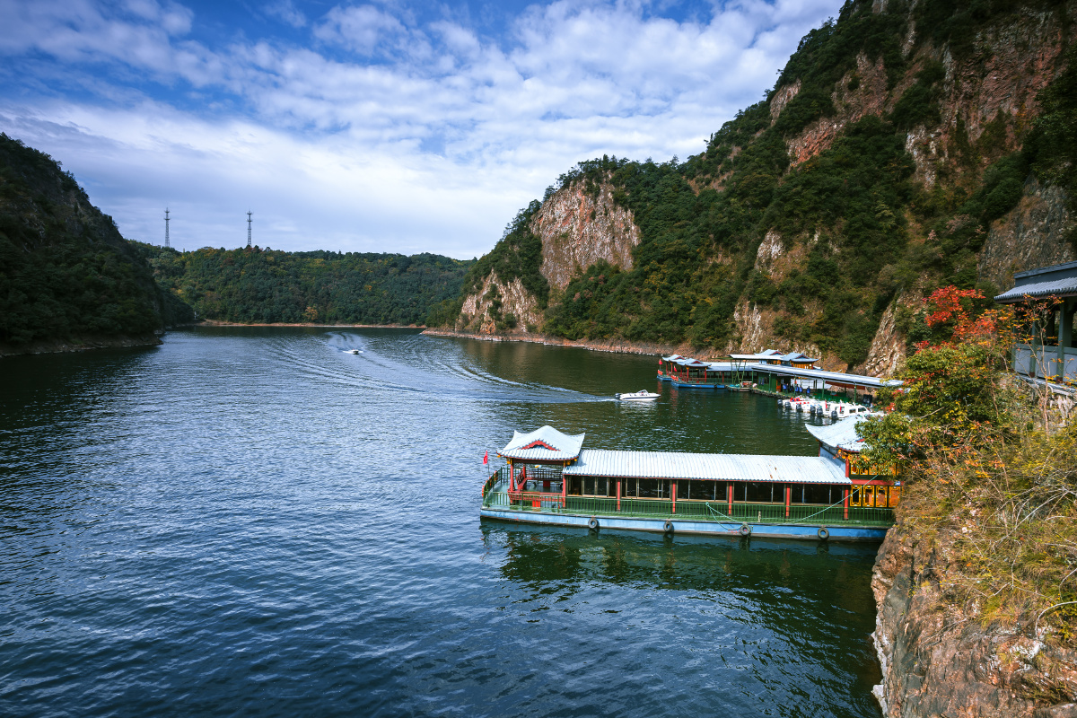 五泄湖拍摄于浙江诸暨五泄景区