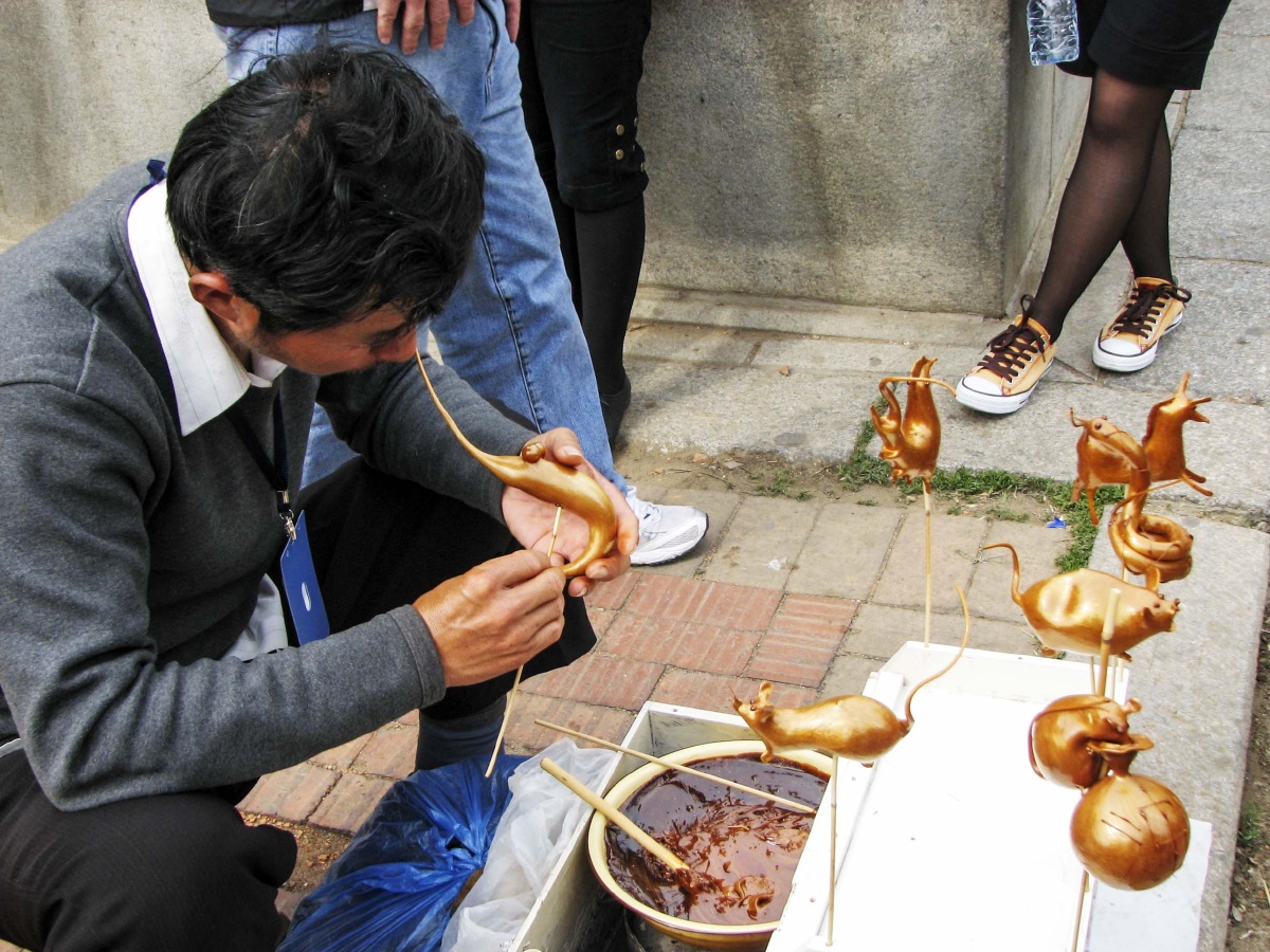 组照--吹糖艺人