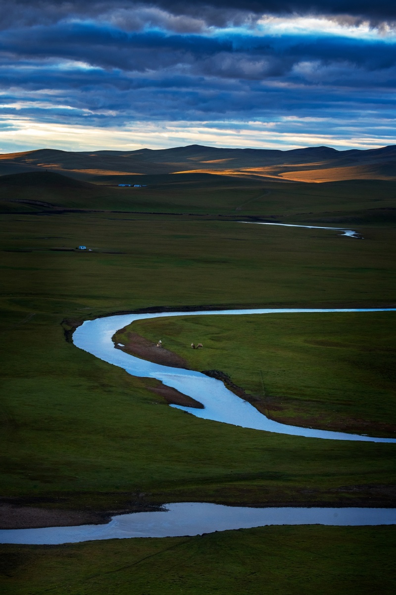莫日格勒河摄于内蒙呼伦贝尔大草原