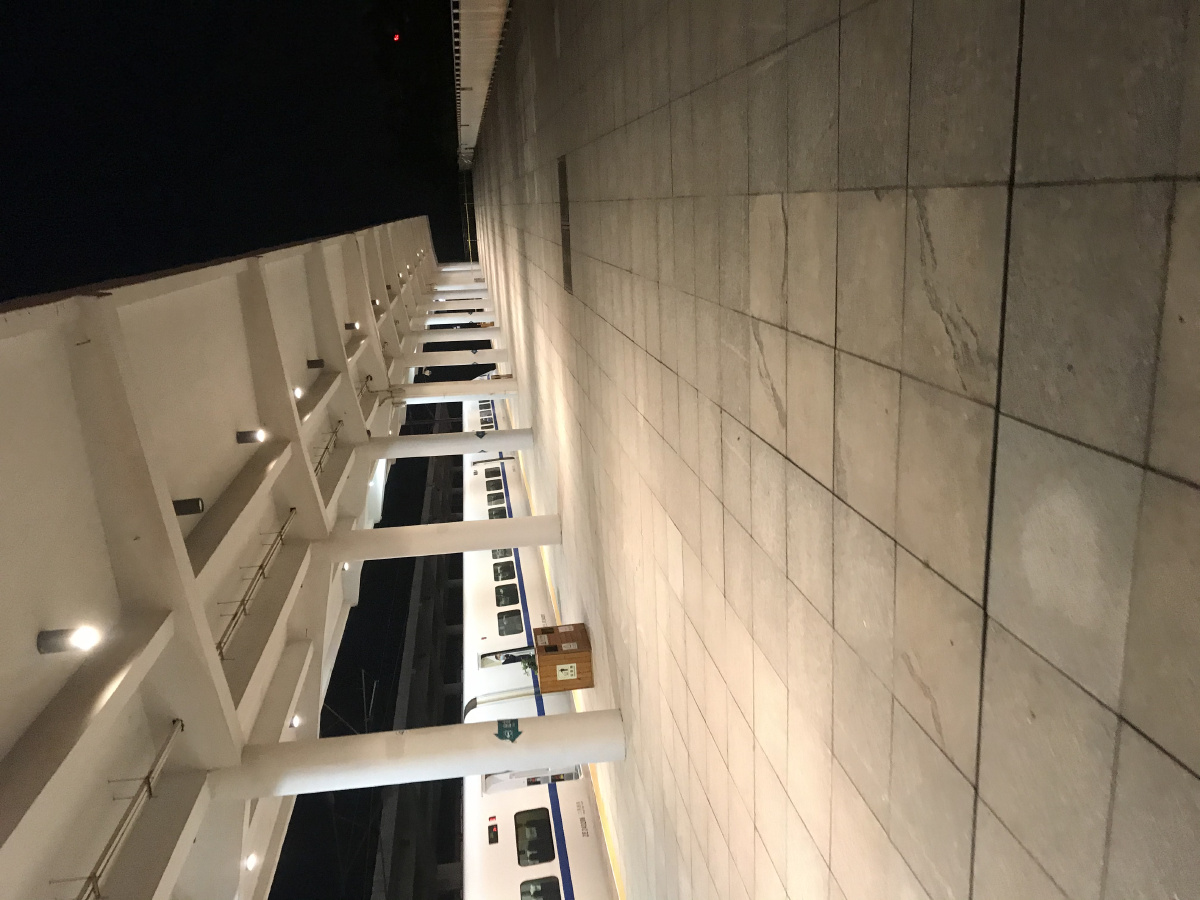 出门一趟不容易呀0869白天进站台晚上出站台03