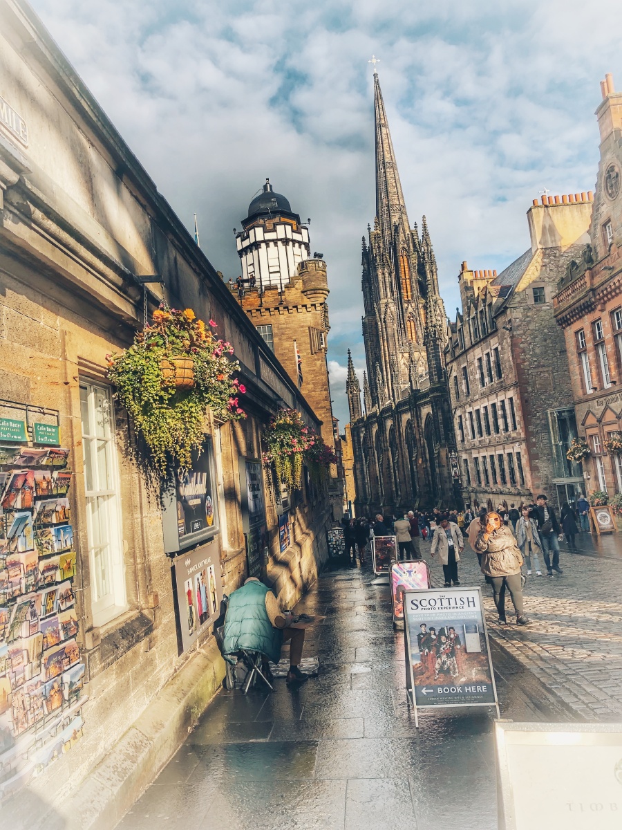 英国街拍爱丁堡像画一样的城市