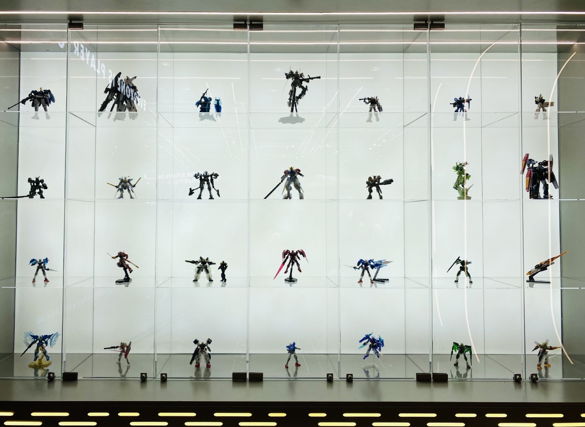 高达模型墙多少90后的童年记忆