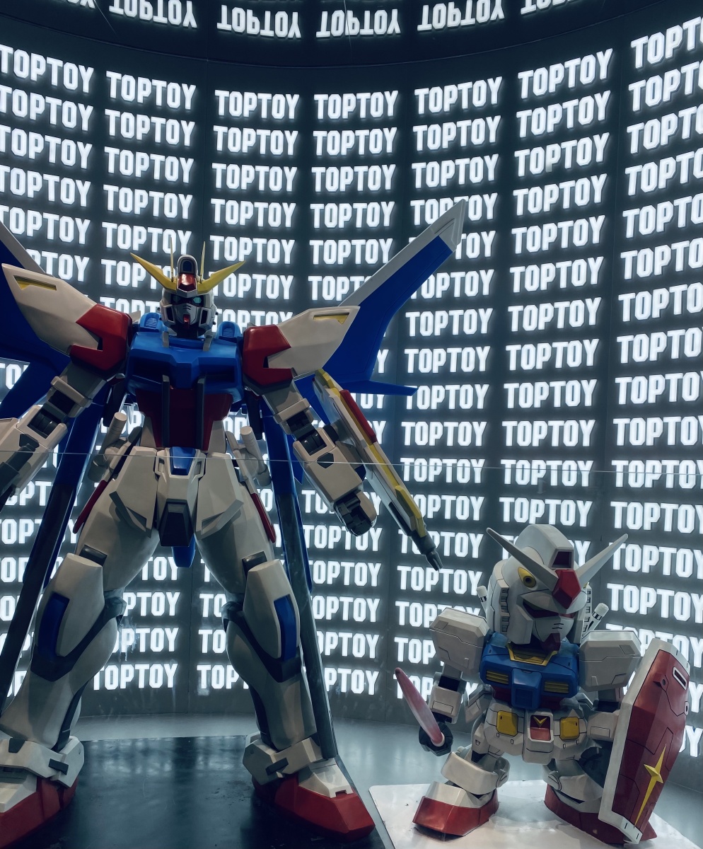 高达模型墙多少90后的童年记忆