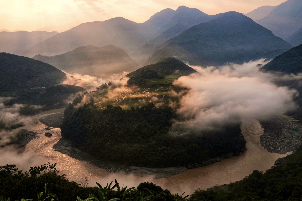 墨脱果果塘雅鲁藏布江大拐弯 - cindy_哈哈