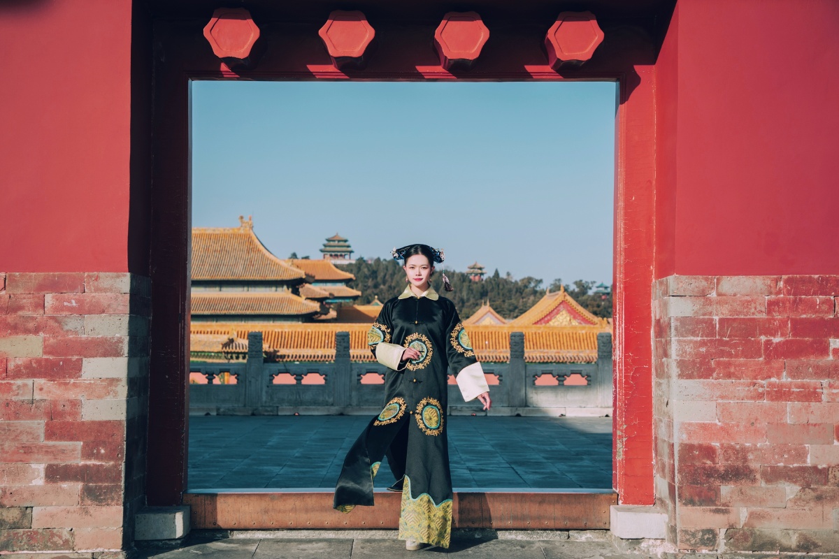 客照分享故宫旅拍北京约拍清宫造型金碧辉煌紫禁城红墙宫里万重门太和