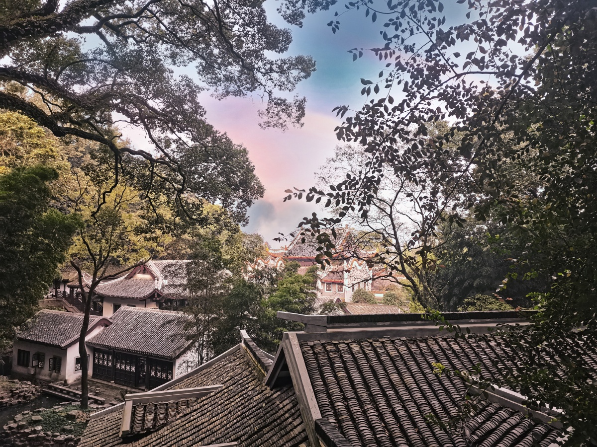 俯瞰的梦幻岳麓书院