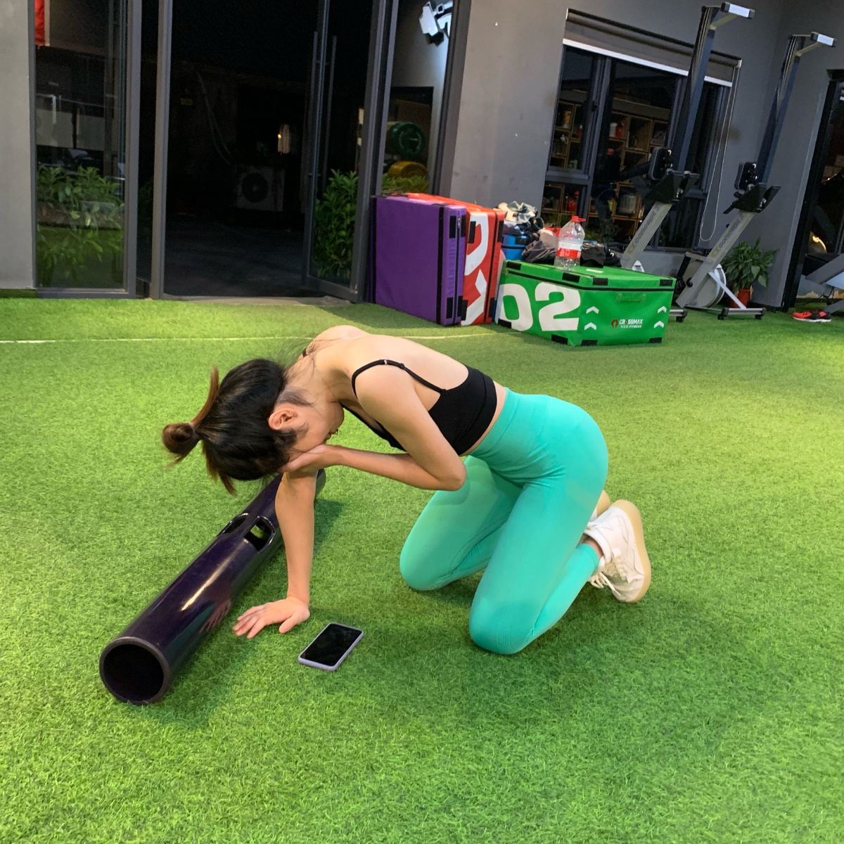 练完腿也太难受了01