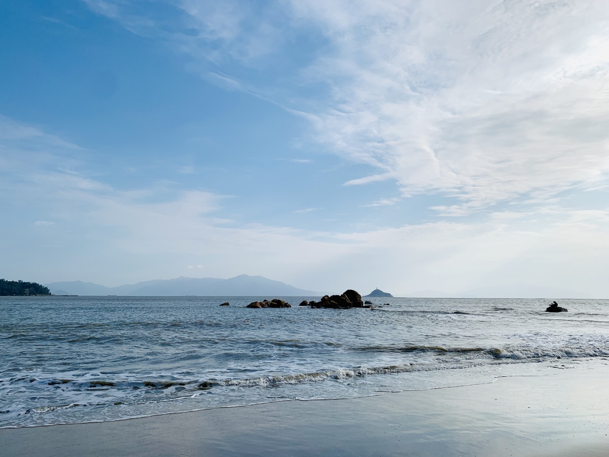 潮州饶平西澳岛不得不感叹好天气真的很能治愈人心一路吹着海风海边