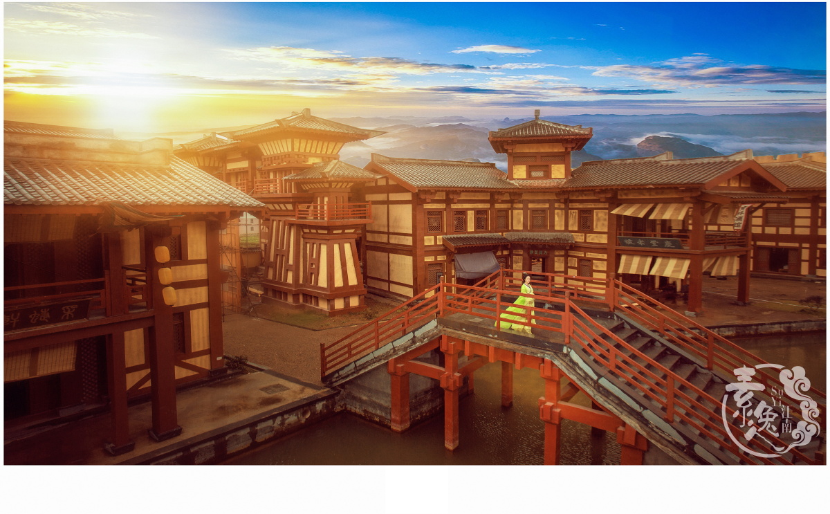 素逸江南古风摄影横店基地春秋唐城