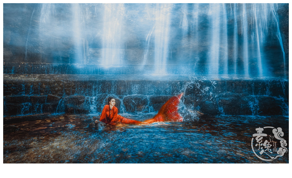 素逸江南古风摄影之人鱼系列