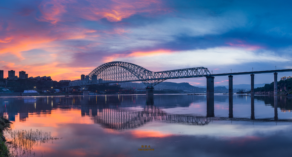 万州风光铁路大桥