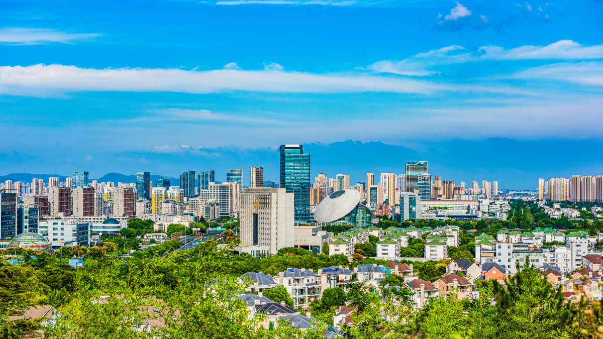 南京江宁城市风光