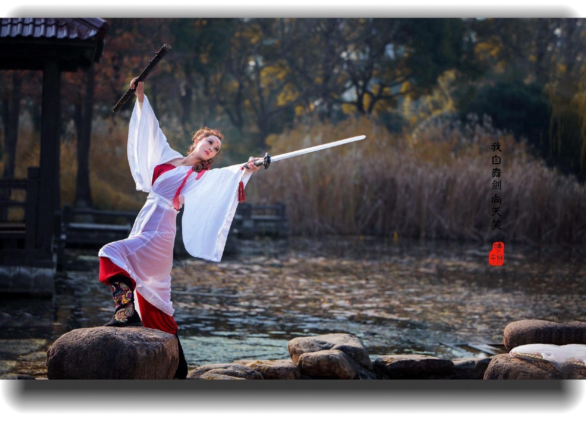 我自舞剑向天笑