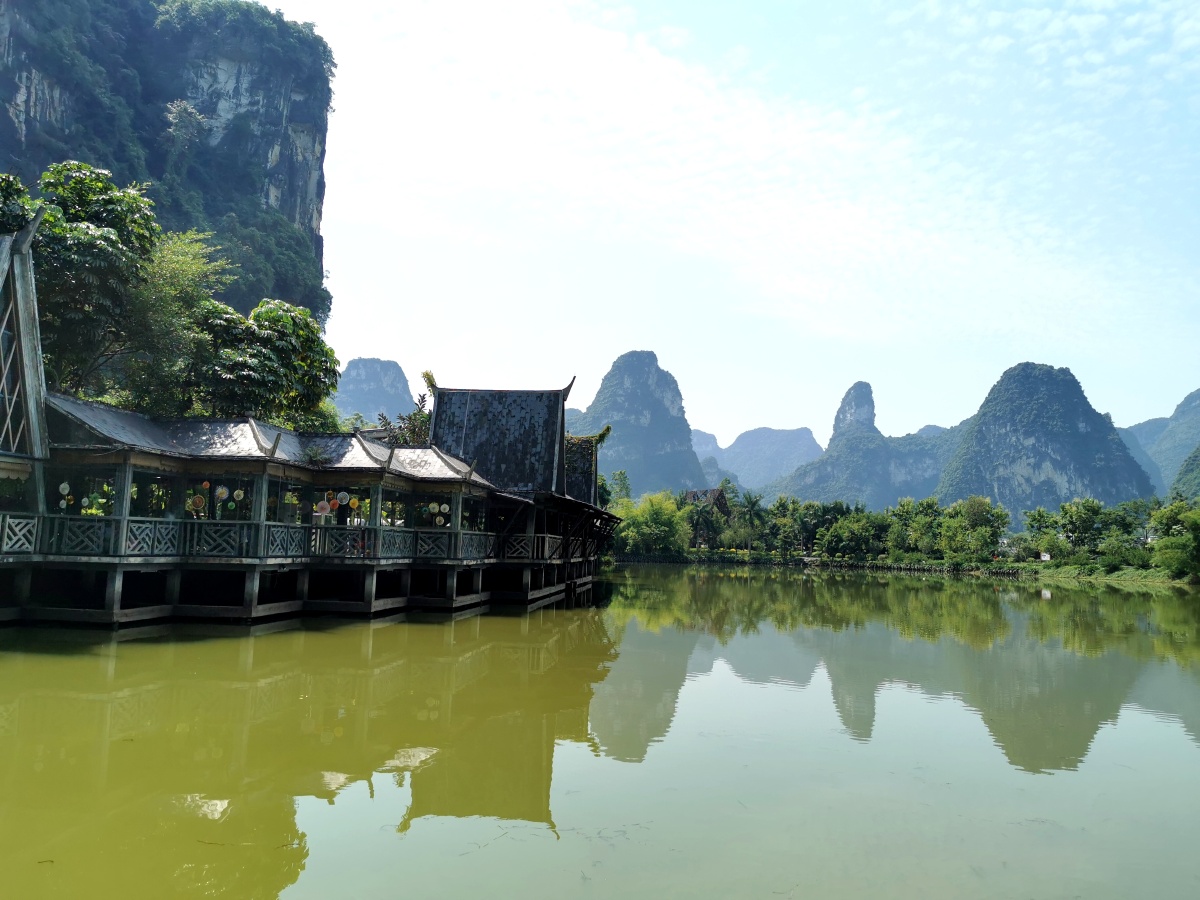 广西的明仕田园热播剧花千骨的拍摄地风景很美