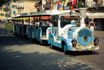train on the street