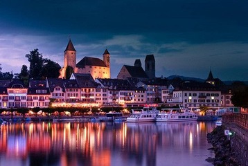 Rapperswil night scene