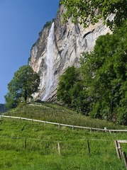 Waterfall in Lauterbrunnen