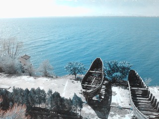 洱海古船