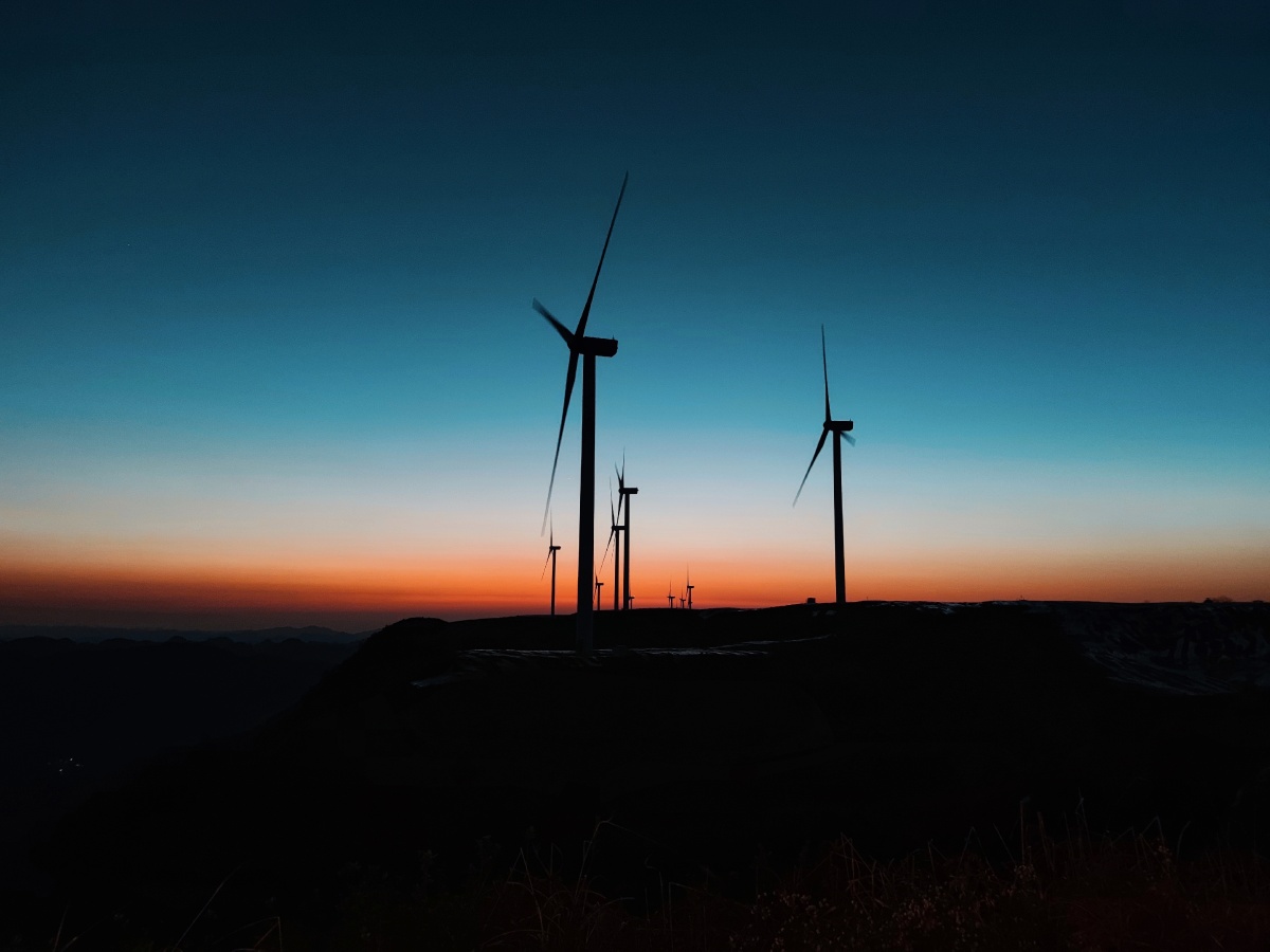 贵阳花溪高坡云顶日落