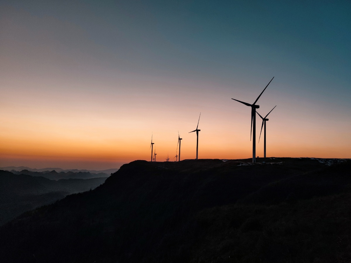 贵阳花溪高坡云顶日落