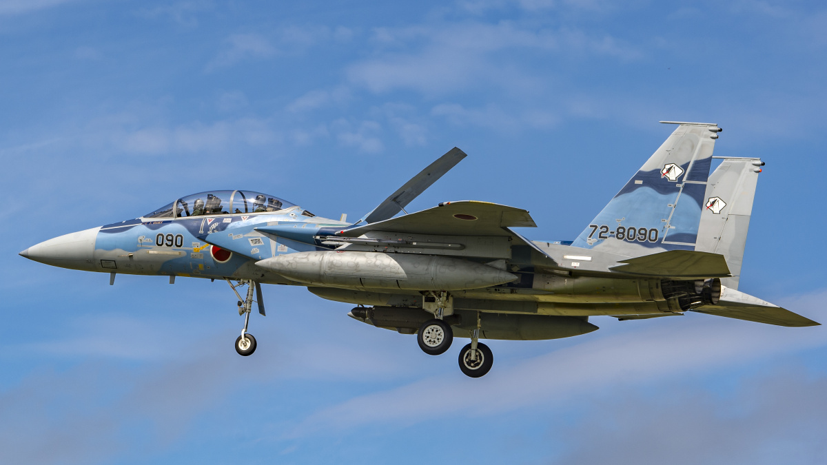 f15jf15dj战斗机降落侧面图