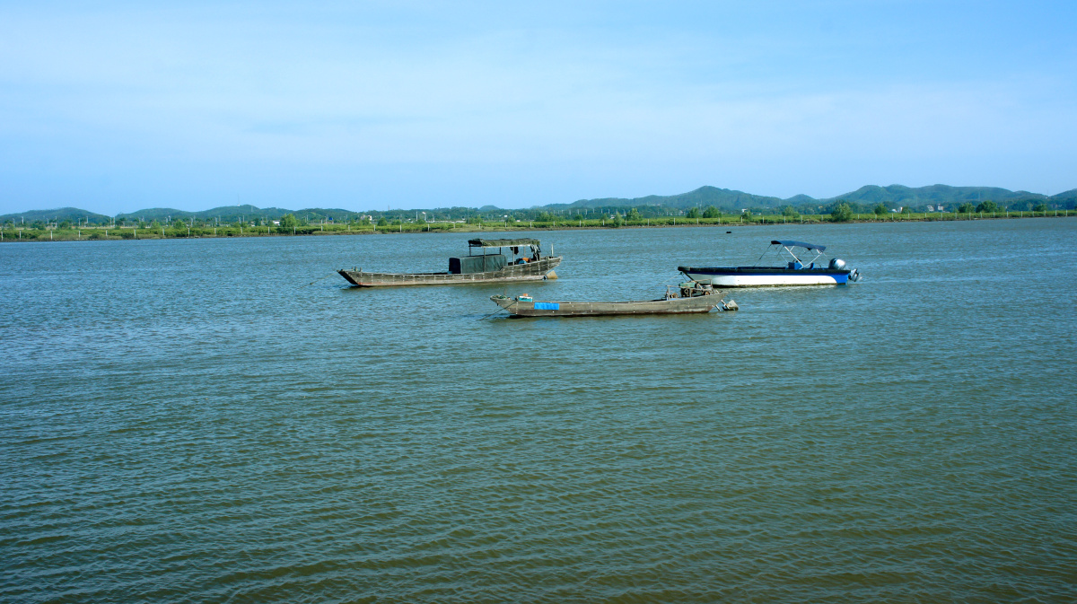 拍大海玩码头广西钦州沙井港