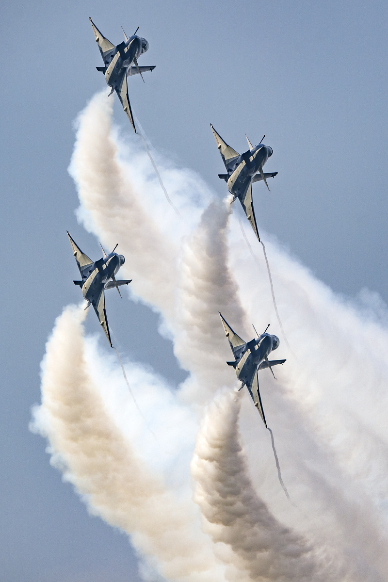 中国空军八一飞行表演队资料图