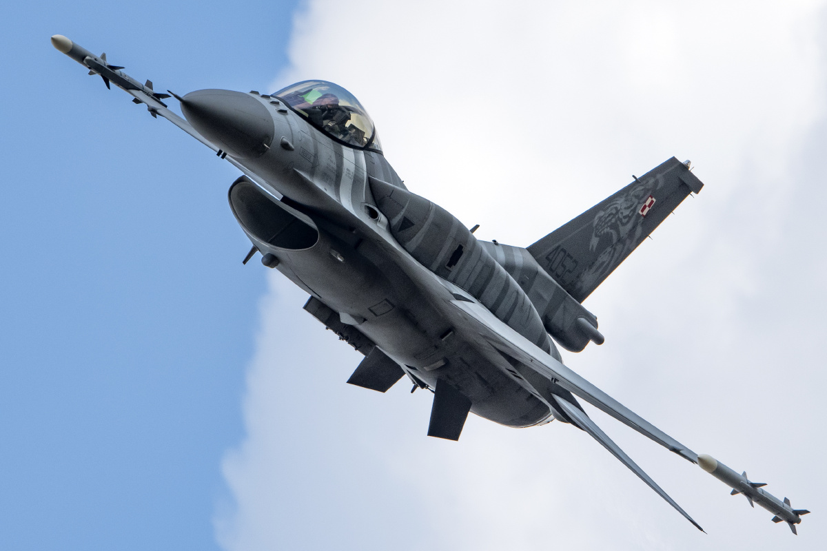f-16c战斗机 波兰空军 - 苏中之翼 - 图虫