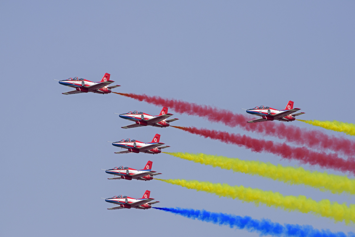 13届珠海航展上的飞机