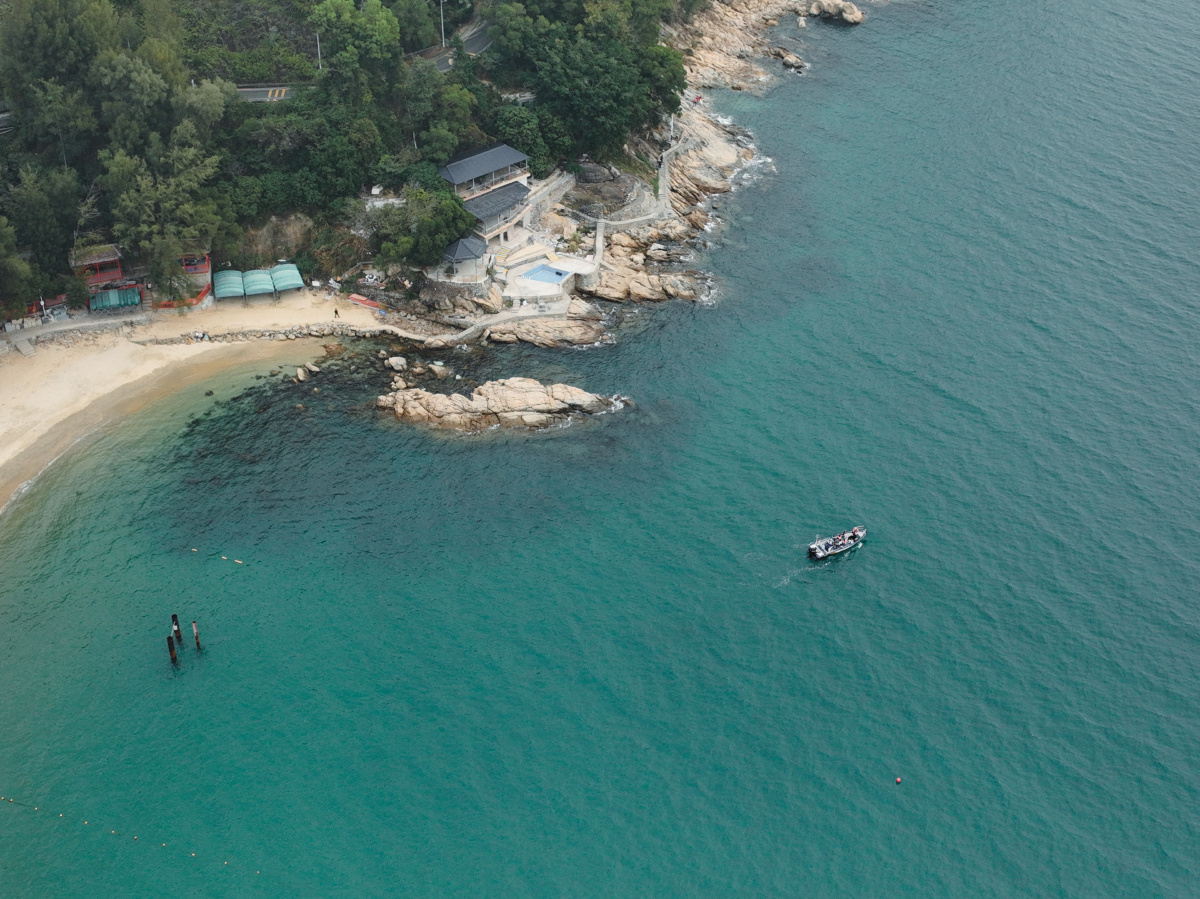 深圳大鹏沙鱼涌航拍