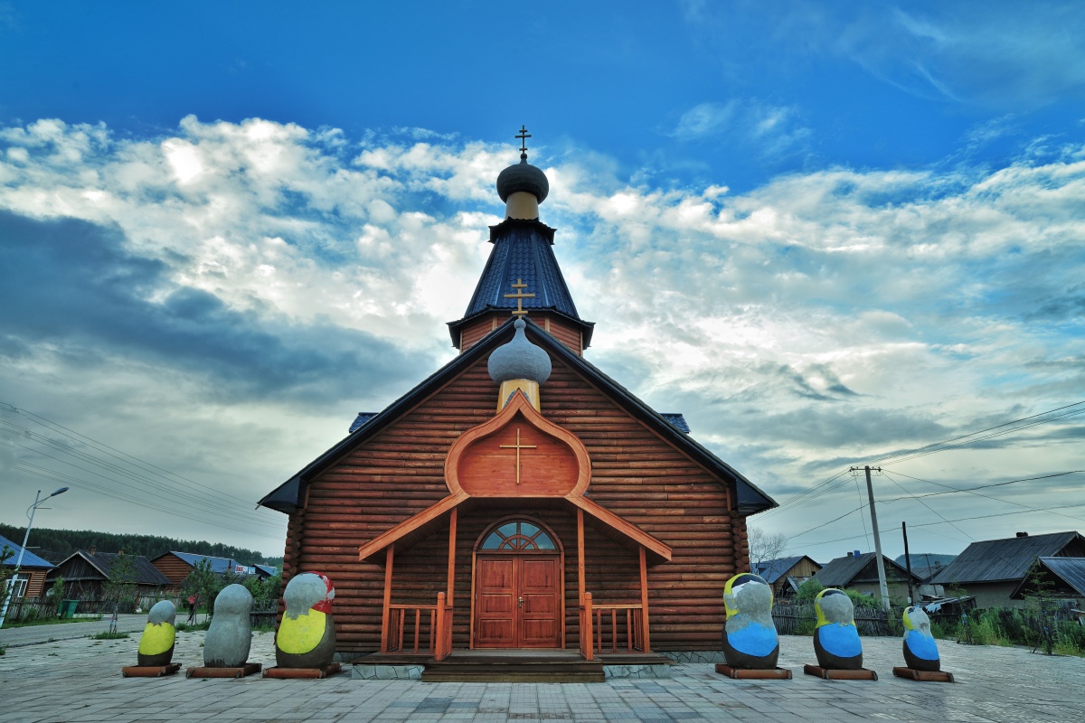 足迹黑龙江漠河北红村教堂76北红村隶属黑龙江省大兴安岭地区漠河市