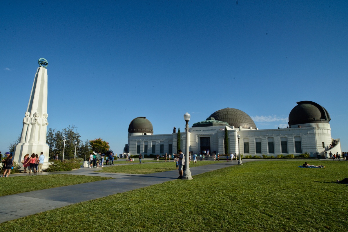 足迹美国洛杉矶格尔菲斯天文台世界著名的天文台之一.