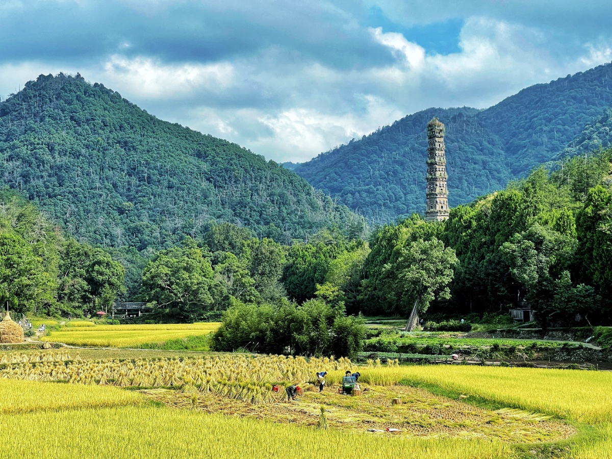 浙江台州天台县的国清寺果然名不虚传
