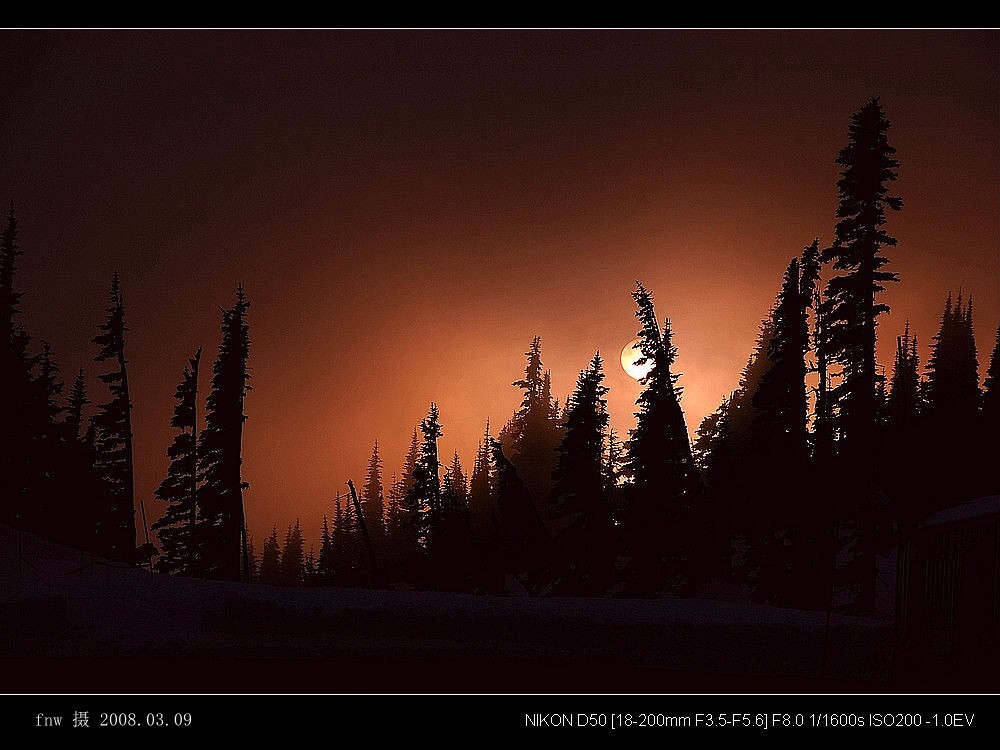 MX-47雪山林海观夕阳